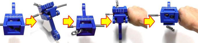 電線ピーラー(先端用)取付５