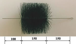 防雀ブラシ（鋼管鉄塔用鳥害防止製品）の仕様