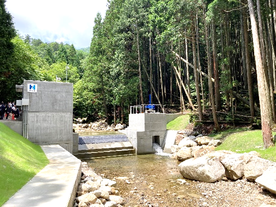 小水力発電所向け水門