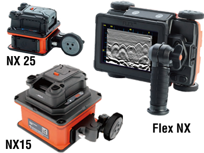 原子力施設向け 非破壊コンクリート内部探査機『Flex NX・NX25・NX15』SA・特重